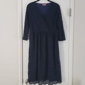 NWOT Blue Maternity Dress